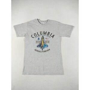 Kennedy Space Center‎ Shirt Mens Small Grey NASA 2000s Y2K Retro Carter Vintage